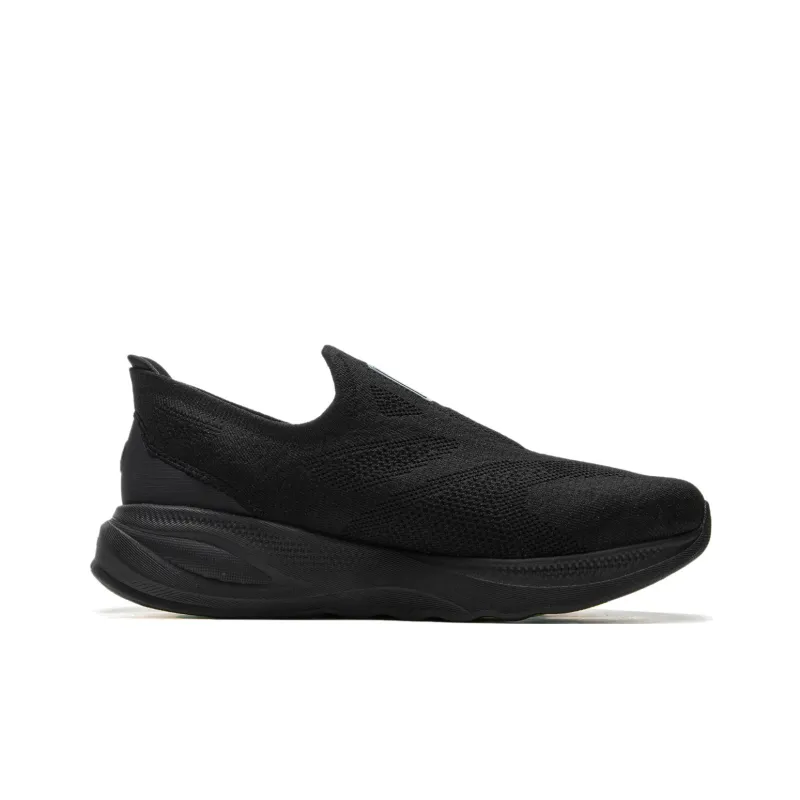 LiNing SOFT GO 2 KNIT Cushioning Wear-Resistant Low-Top Casual Shoes Men's Black-1