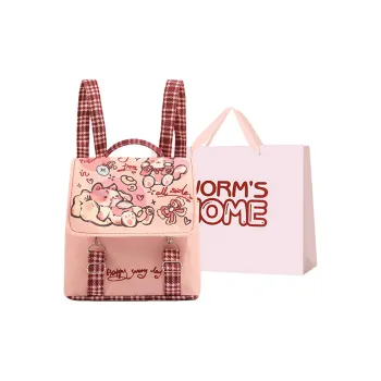 Worm's Home Canvas Bag Backpack Regular Women's