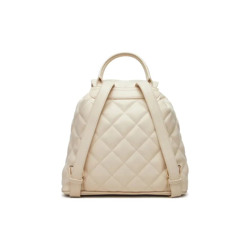 TWINSET MILANO Faux Leather Backpack Small Size Women's White-2