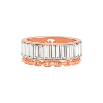 MICHAEL KORS Cubic Zirconia Double Layered Ring