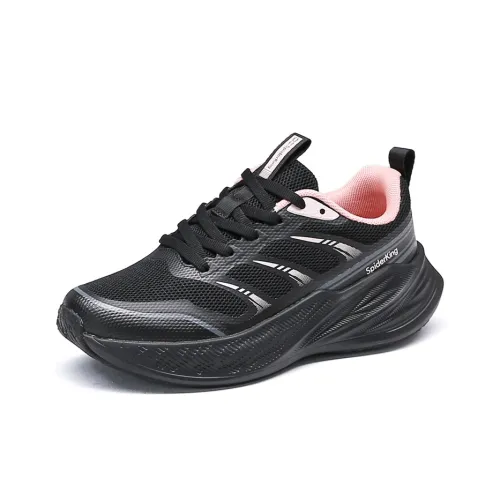 Spider King Low Top Casual Shoes Women's Black