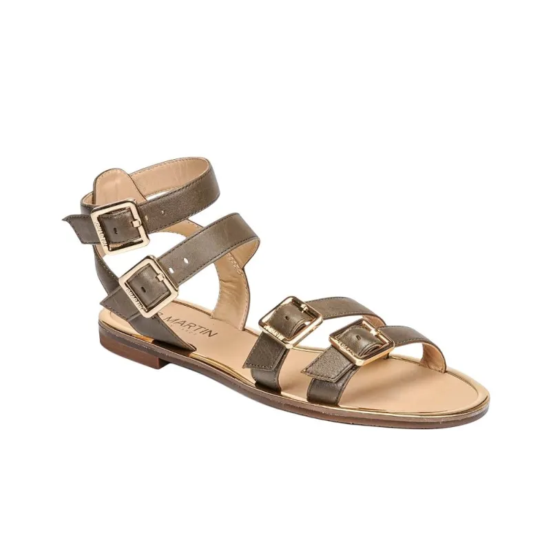 JB MARTIN Gapi Strap Sandals Women's Olive Green-2