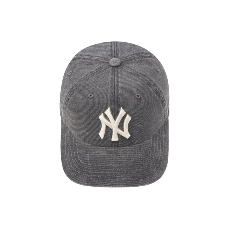 MLB 100% Cotton Baseball Caps Unisex Dark Gray-2