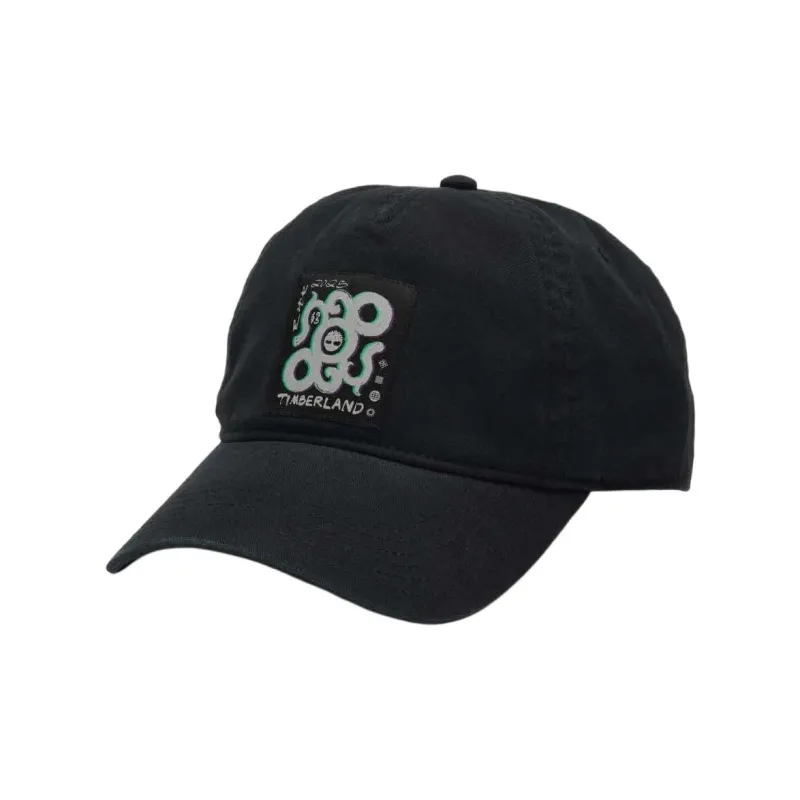 Timberland Cotton Baseball Caps Unisex Black-0