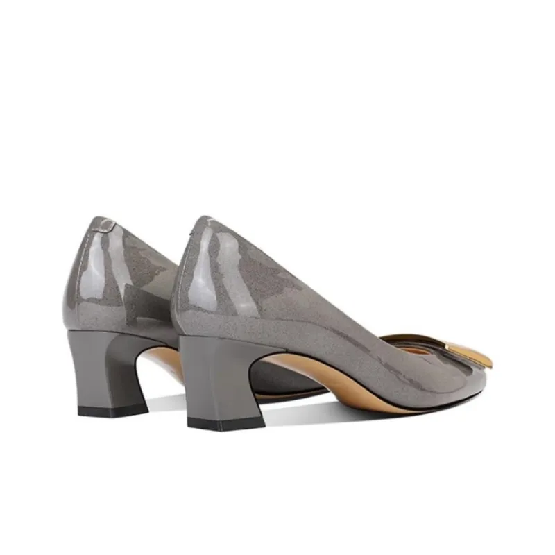 JESSICA SOPHIA Block Heel High Heels 4.5cm Women's-5