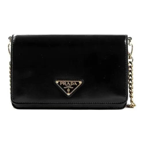 PRADA cardigan Calfskin the Bag Women's Black