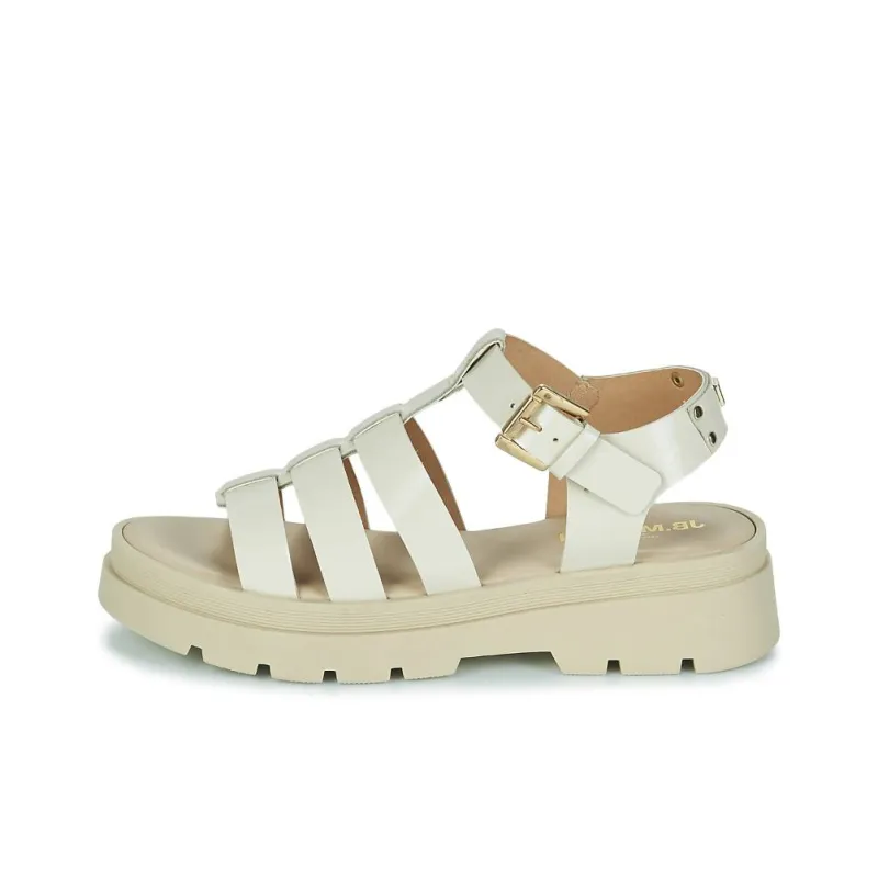 JB MARTIN DELICE Roman Sandals Women's White-0