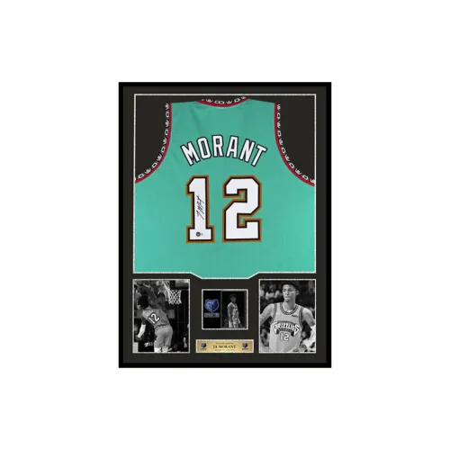 Three For Memphis Grizzlies Basketball Fan Supplies Framed Outer Frame Dimensions Approximately 78x98cm Green Unisex