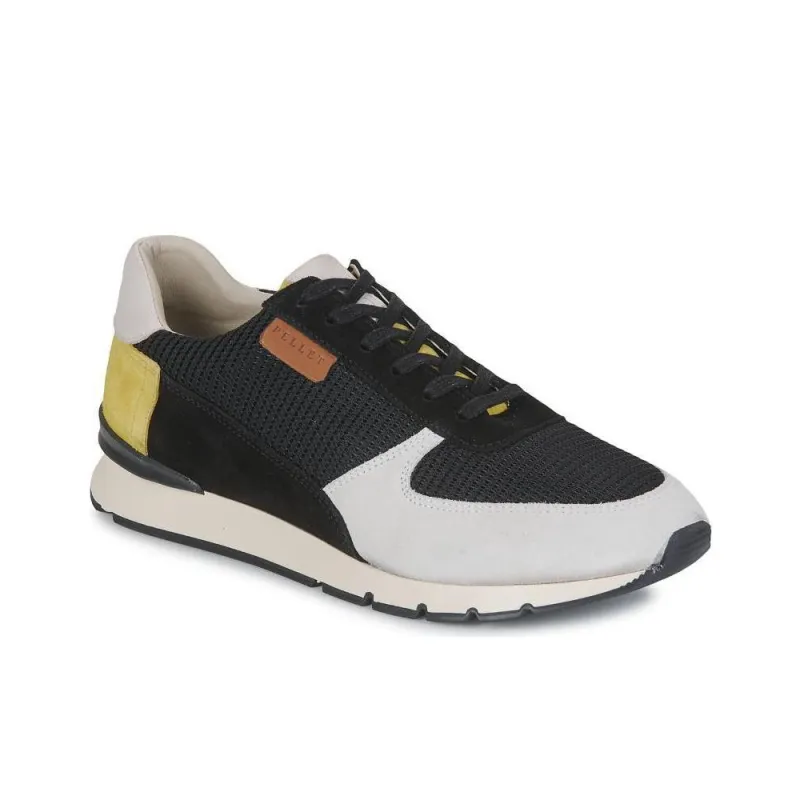 PELLET Malo Low-Top Casual Shoes Men's Black White-2