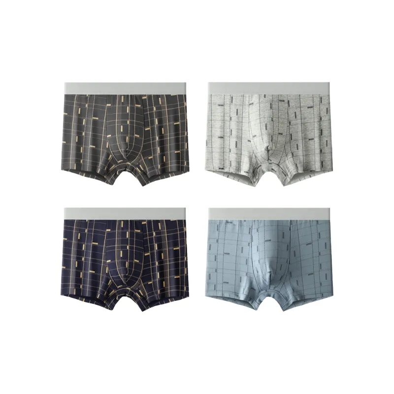 MIIOW Trend Party Series Underpants Men's 4 Pack-12