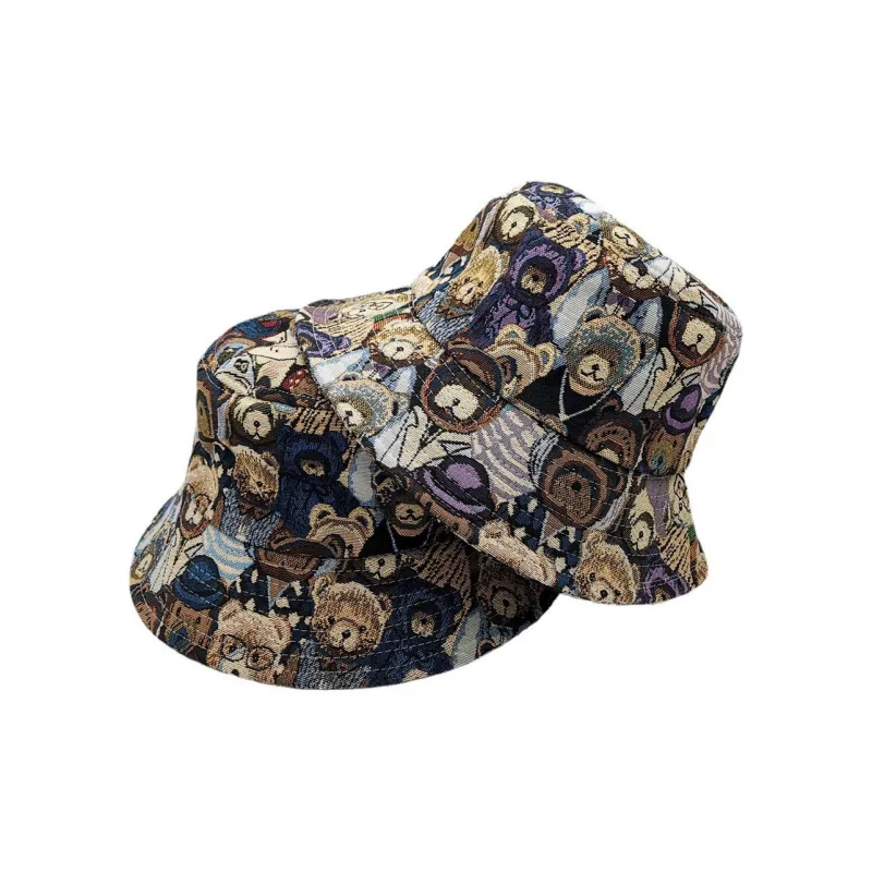 WODONBLE Polyester Bucket Hats Unisex-1