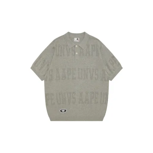 Aape Logo perforated Polo Shirt