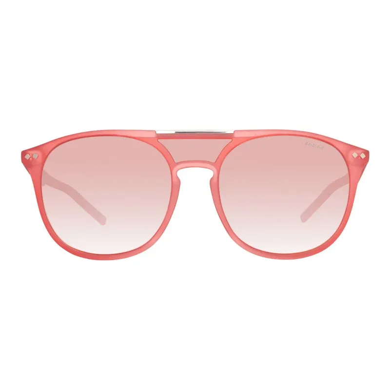 Polaroid Acetate Aviator Sunglasses Unisex Red-1