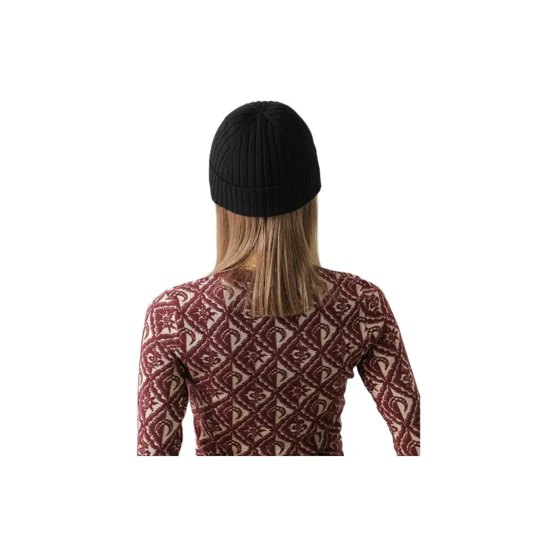 Marine Serre Crescent Moon Ribbed Wool Beanie-4