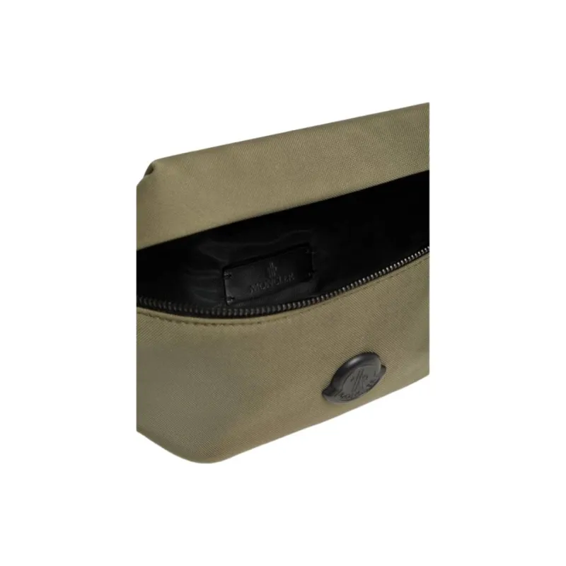 Moncler Durance Nylon Sling Bag Fanny Pack Small Size Men's Olive Green-2