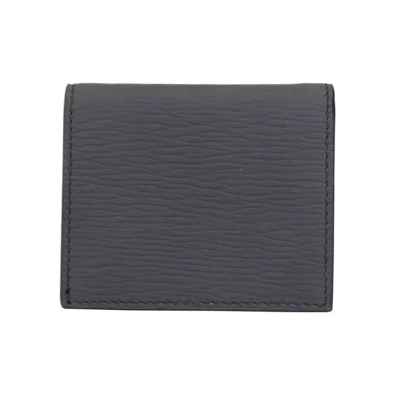 FERRAGAMO Calfskin 50% Off Cropped Wallet Regular Men's Gray-1