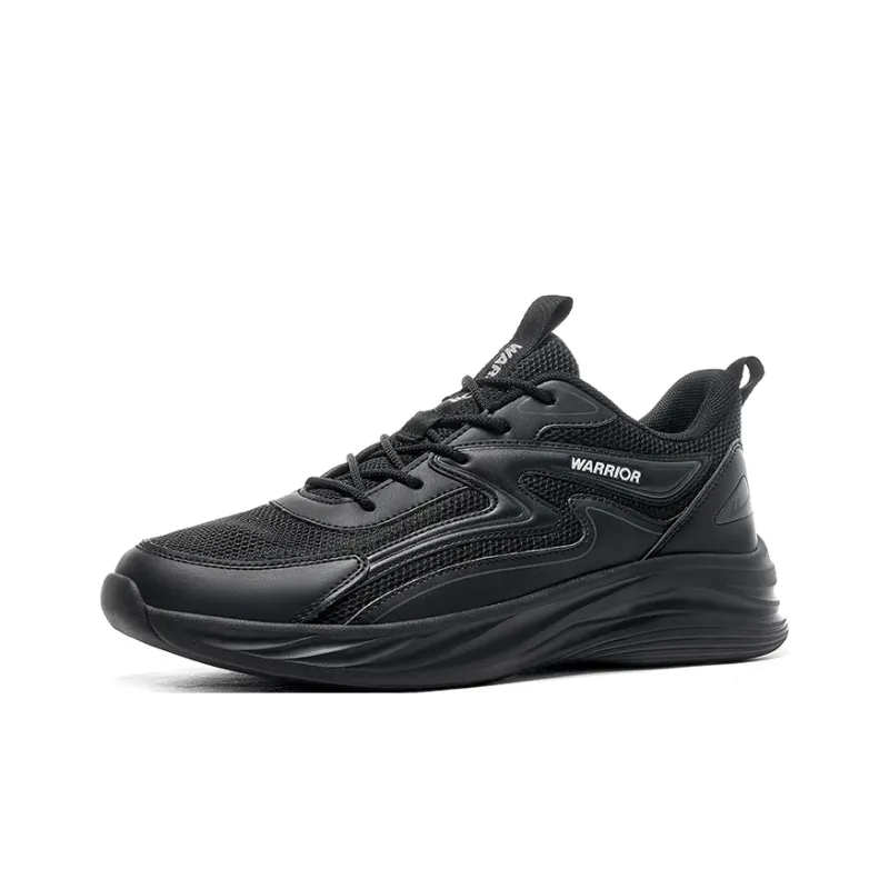 Warrior Wear-resistant Lightweight Breathable And Non-slip. Low-Top Running Shoes Men's Black-9