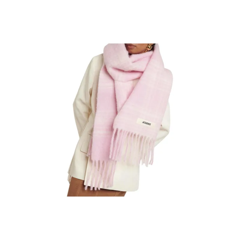 Jacquemus Knit Scarves Women's Pink-2