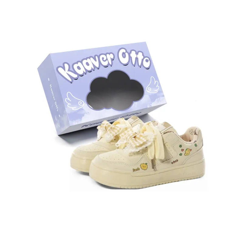 KAAVER OTTO Slip Resistant, Lightweight, And Breathable Low Top Skateboard Shoes Women's-7