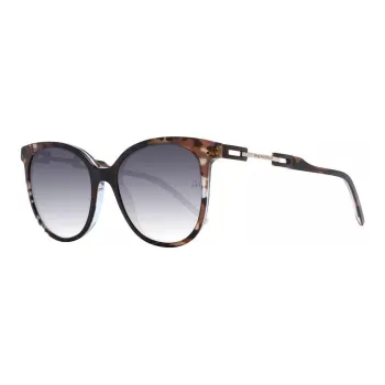 Ana Hickmann Acetate Irregular Shape Sunglasses Women's Tortoiseshell
