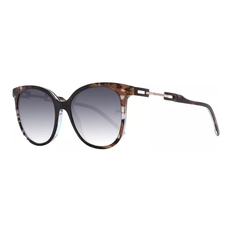 Ana Hickmann Acetate Irregular Shape Sunglasses Women's Tortoiseshell-0