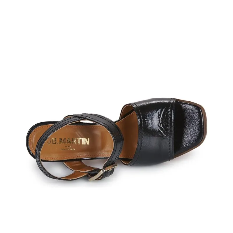 JB MARTIN DYNAS Strap Sandals 9cm Women's Black-5