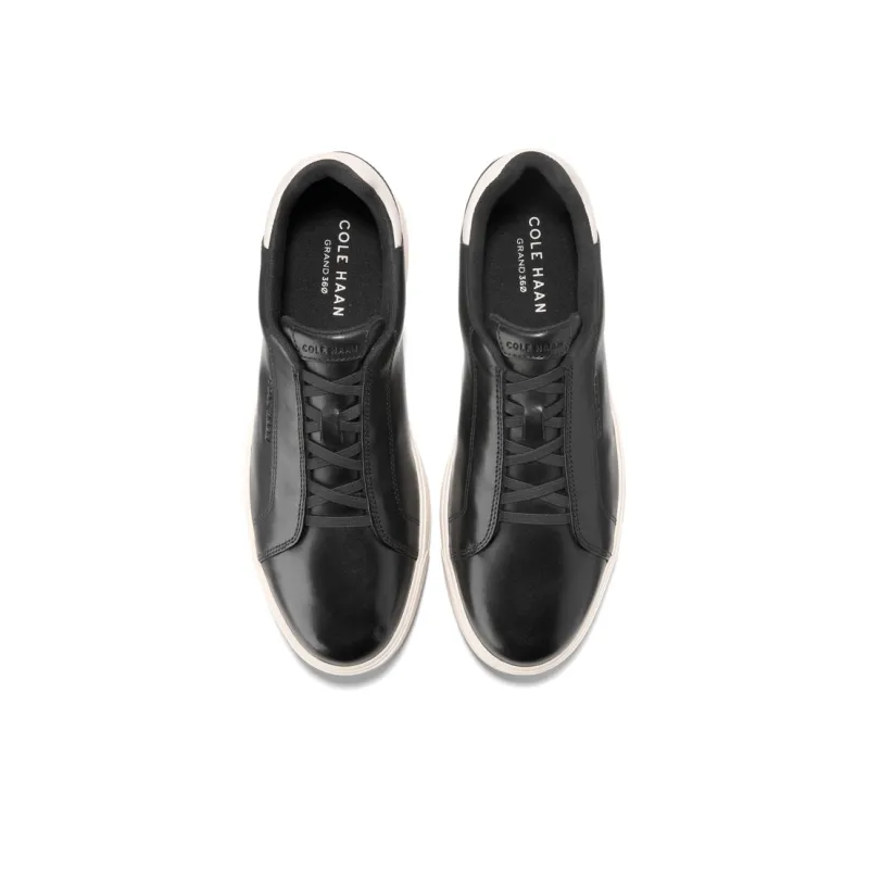 COLE HAAN Anti-Slip Wear-Resistant Low-Top Skateboard Shoes Men's Black-3
