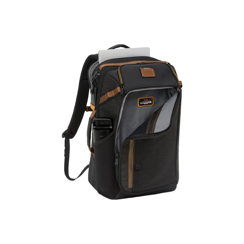 TUMI Alpha Bravo Fabric Backpack Men's Black Agate-4