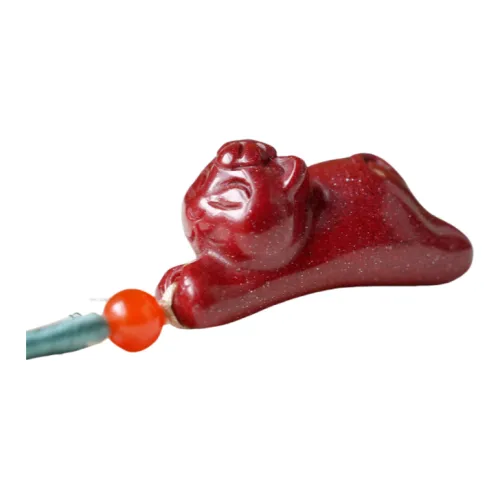 HUWEI Cinnabar Necklaces Unisex