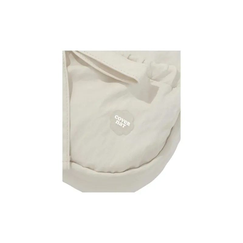 COVERNAT Nylon Shoulder Bag Women's Beige-6