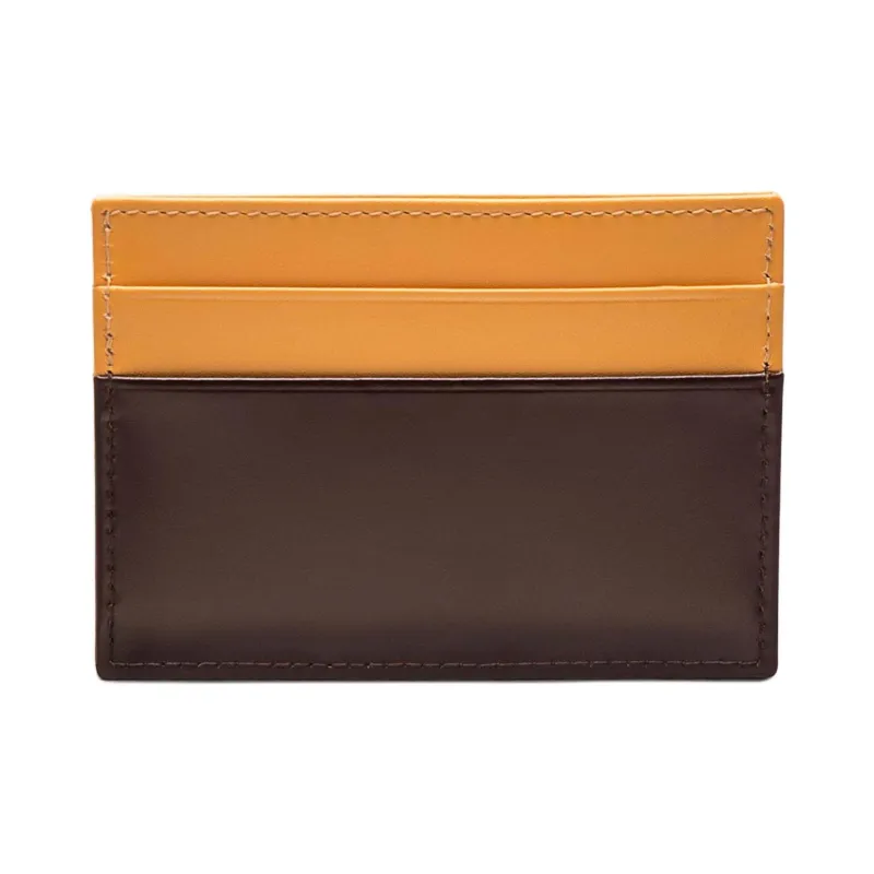 ETTINGER Leather Card Holder Men's Nut & London Tan-1