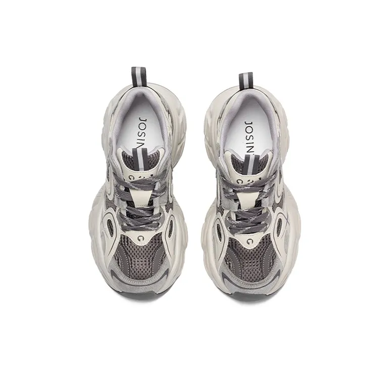 JOSINY Non-slip Lightweight Low-Top Chunky Sneakers Women's-2