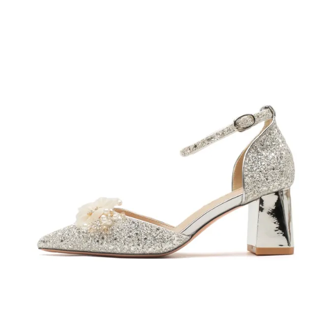 XIMO BULL Block Heel High Heels Women's-4