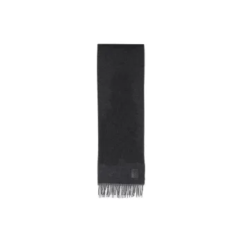 LOEWE Mohair Knit Scarves Men's Black