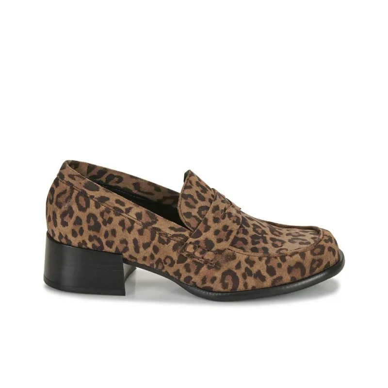 JB MARTIN Lolie Loafers 4cm Women's Brown-1