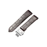 Brown Leather with Silver Buckle