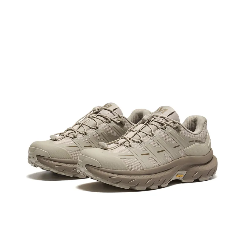 MERRELL Cushioning Wear-Resistant Low-Top Trekking Shoes Unisex Gray Khaki-1