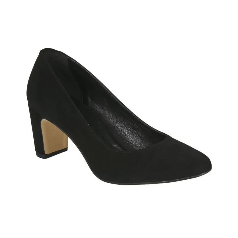 JB MARTIN VERITEA Chunky Heel High Heels 7cm Women's Black-3