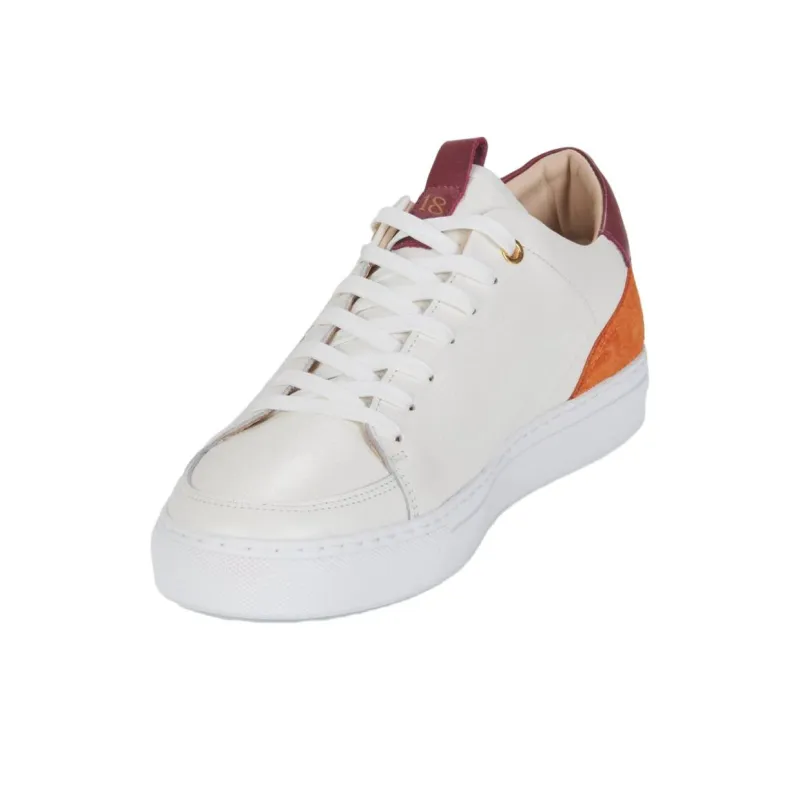 PELLET Simon Low-Top Skateboard Shoes Men's White-3