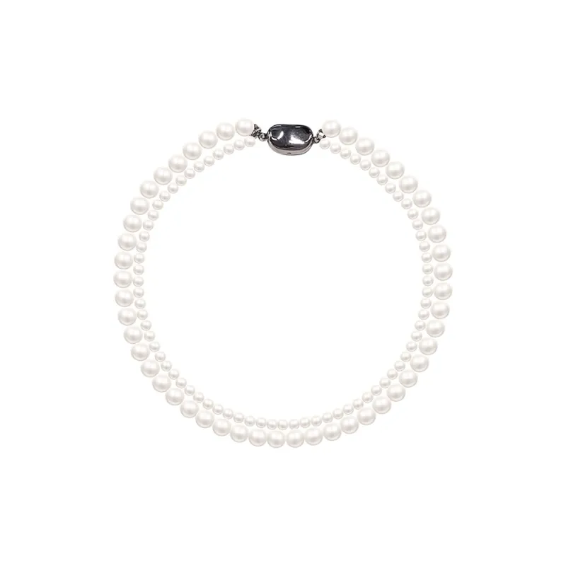 ANNAYA Titanium Steel Necklaces Women's-0
