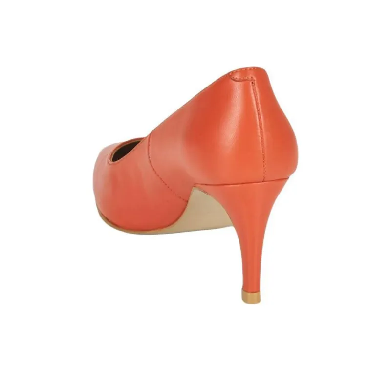 JB MARTIN Elsa Slim Heel High Heels 7cm Women's Orange-4