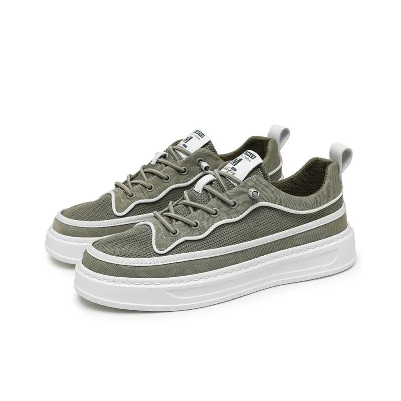 OFFER-AITR Anti-Slip And Wear-Resistant Breathable Low-Top Skateboard Shoes Men's-8