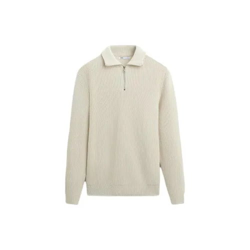 ZARA Sweaters Men White