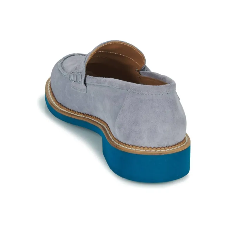 PELLET CLEMENT Loafers 3cm Men's Gray Blue-5