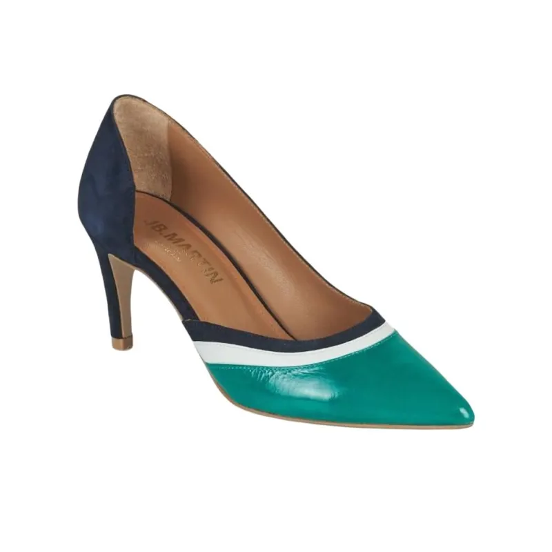JB MARTIN Etna Slim Heel High Heels Women's Green-3