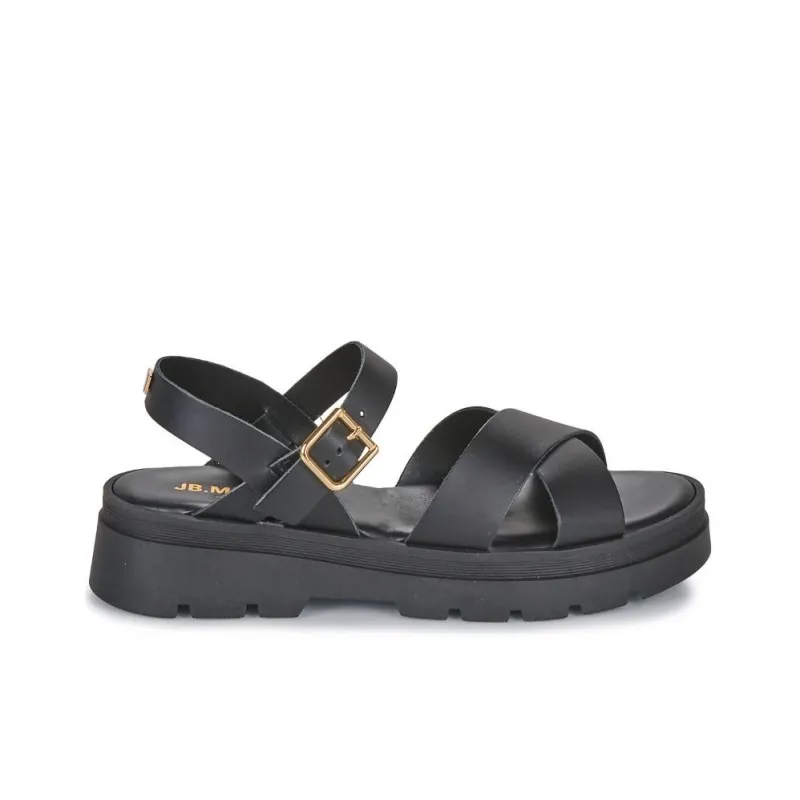 JB MARTIN DECIDEE Strap Sandals 4cm Women's Black-1