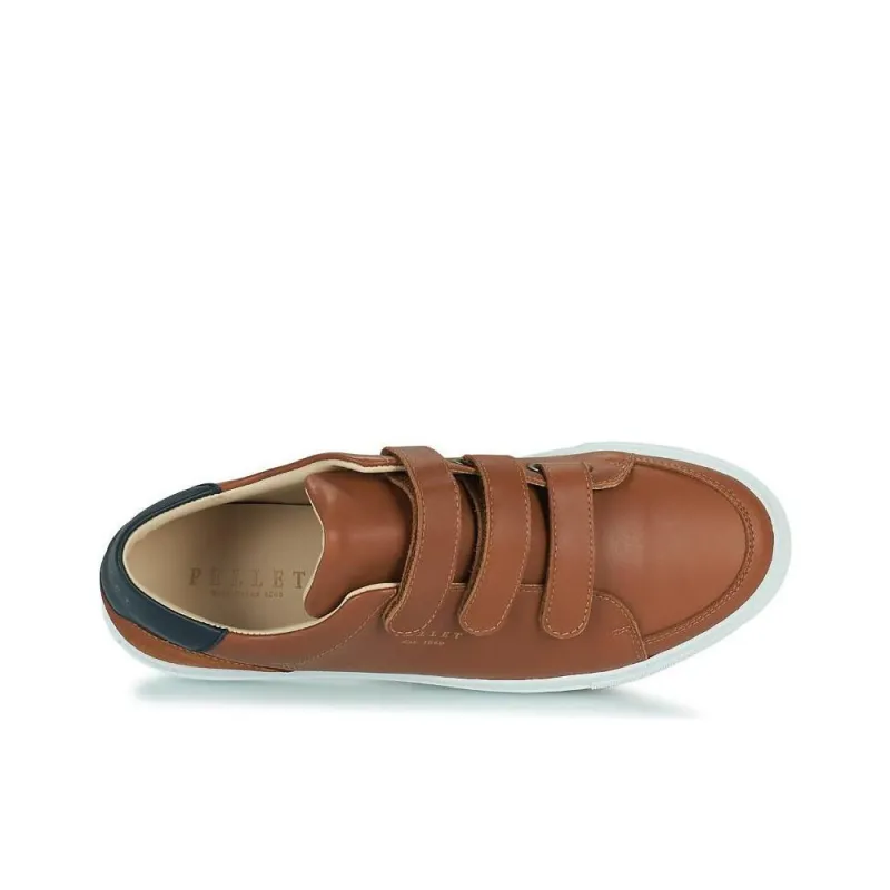 PELLET SID Low-Top Skateboard Shoes Men's Brown-4