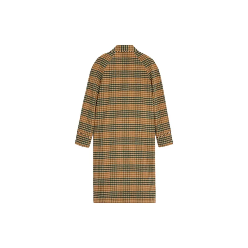 CELINE Smoking Coat In Tartan Checked Wool-1