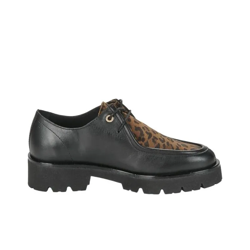 JB MARTIN Fougue Casual Single Shoes 4cm Women's Black-1