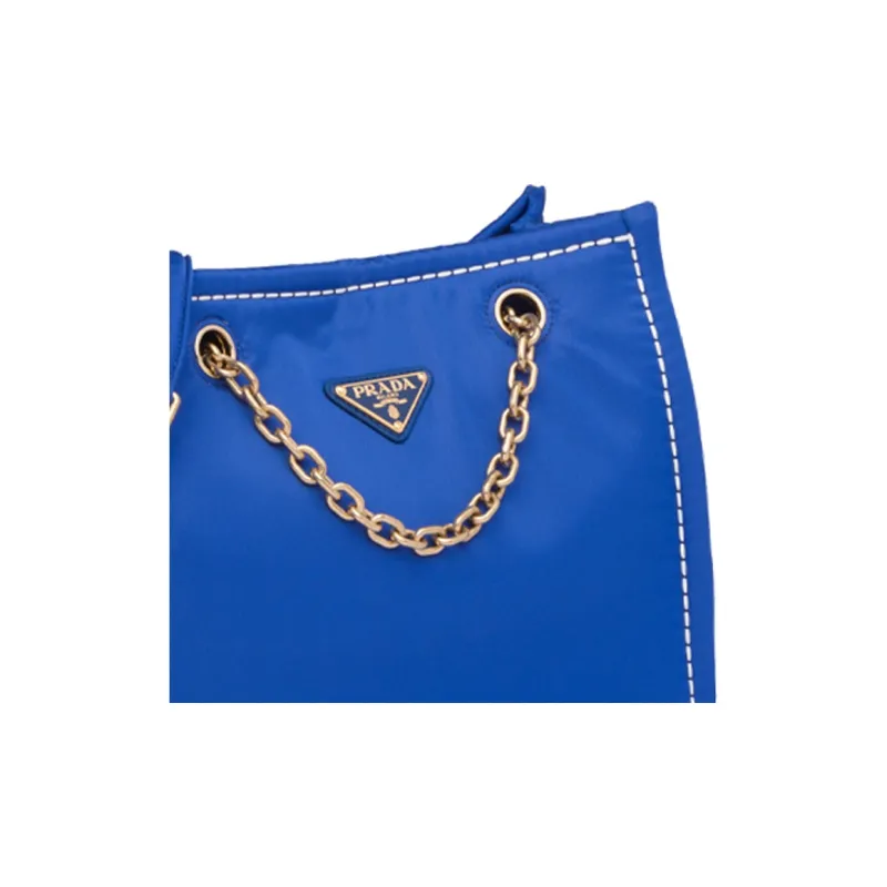 PRADA Nylon Shoulder Bag Crossbody Bag Handbags Unisex Blue-2